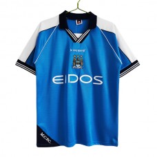 Fotballdrakter Manchester City Hjemmedrakt Retro 1999-2001