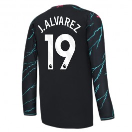 Fotballdrakter Manchester City J. Alvarez 19 Tredjedrakt 2023-2024 - L/S