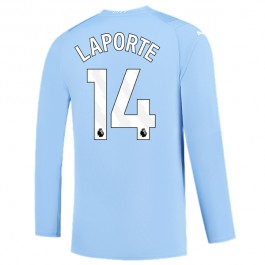 Fotballdrakter Manchester City Laporte 14 Hjemmedrakt 2023-2024 - L/S