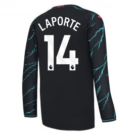 Fotballdrakter Manchester City Laporte 14 Tredjedrakt 2023-2024 - L/S