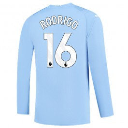 Fotballdrakter Manchester City Rodrigo 16 Hjemmedrakt 2023-2024 - L/S