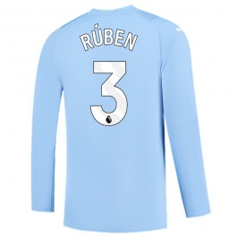 Fotballdrakter Manchester City Ruben 3 Hjemmedrakt 2023-2024 - L/S