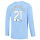 Fotballdrakter Manchester City Sergio Gómez 21 Hjemmedrakt 2023-2024 - L/S