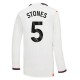 Fotballdrakter Manchester City Stones 5 Bortedrakt 2023-2024 - L/S