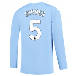 Fotballdrakter Manchester City Stones 5 Hjemmedrakt 2023-2024 - L/S