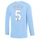 Fotballdrakter Manchester City Stones 5 Hjemmedrakt 2023-2024 - L/S