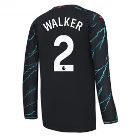 Fotballdrakter Manchester City Walker 2 Tredjedrakt 2023-2024 - L/S