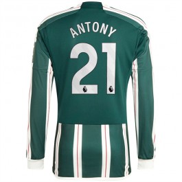 Fotballdrakter Manchester United Antony 21 Bortedrakt 2023-2024 - L/S