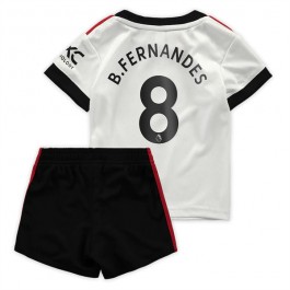 Fotballdrakter Manchester United B.Fernandes 8 Bortedrakt Barn 2022-2023
