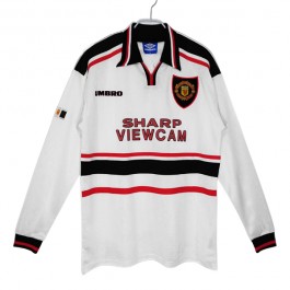 Fotballdrakter Manchester United Bortedrakt Retro 1998-1999 - L/S