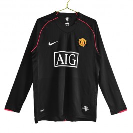 Fotballdrakter Manchester United Bortedrakt Retro 2007-2008 - L/S