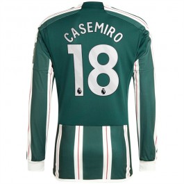 Fotballdrakter Manchester United Casemiro 18 Bortedrakt 2023-2024 - L/S