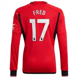 Fotballdrakter Manchester United Fred 17 Hjemmedrakt 2023-2024 - L/S