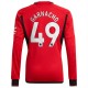 Fotballdrakter Manchester United Garnacho 49 Hjemmedrakt 2023-2024 - L/S