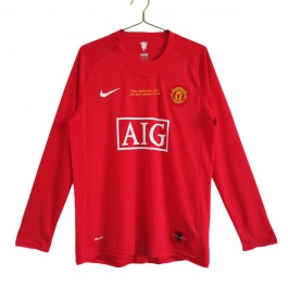 Fotballdrakter Manchester United Hjemmedrakt Champions League Final Retro 2007-2008 - L/S