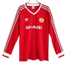 Fotballdrakter Manchester United Hjemmedrakt Retro 1986-1988 - L/S