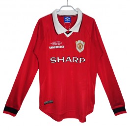 Fotballdrakter Manchester United Hjemmedrakt Retro 1999-2000 - L/S