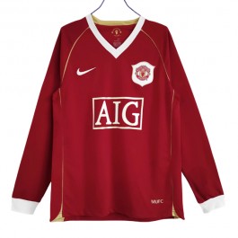 Fotballdrakter Manchester United Hjemmedrakt Retro 2006-2007 - L/S