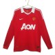 Fotballdrakter Manchester United Hjemmedrakt Retro 2010-2011 - L/S