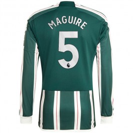 Fotballdrakter Manchester United Maguire 5 Bortedrakt 2023-2024 - L/S