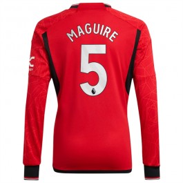 Fotballdrakter Manchester United Maguire 5 Hjemmedrakt 2023-2024 - L/S