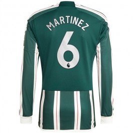 Fotballdrakter Manchester United Martinez 6 Bortedrakt 2023-2024 - L/S