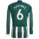 Fotballdrakter Manchester United Martinez 6 Bortedrakt 2023-2024 - L/S