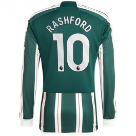 Fotballdrakter Manchester United Rashford 10 Bortedrakt 2023-2024 - L/S