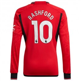 Fotballdrakter Manchester United Rashford 10 Hjemmedrakt 2023-2024 - L/S