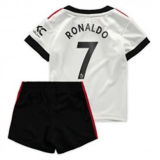 Fotballdrakter Manchester United Ronaldo 7 Bortedrakt Barn 2022-2023 Fotballdrakter Manchester United Ronaldo 7 Bortedrakt Barn 2022-2023