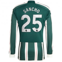 Fotballdrakter Manchester United Sancho 25 Bortedrakt 2023-2024 - L/S