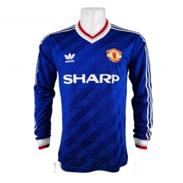 Fotballdrakter Manchester United Tredjedrakt Retro 1986-1988 - L/S