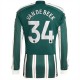 Fotballdrakter Manchester United Van De Beek 34 Bortedrakt 2023-2024 - L/S