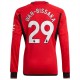 Fotballdrakter Manchester United Wan-Bissaka 29 Hjemmedrakt 2023-2024 - L/S