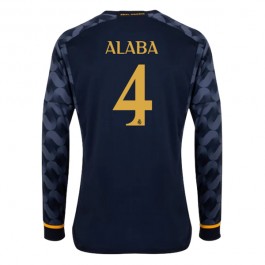Fotballdrakter Real Madrid Alaba 4 Bortedrakt 2023-2024 - L/S