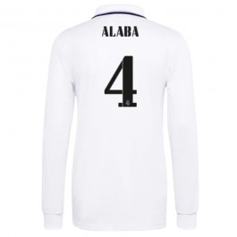 Fotballdrakter Real Madrid Alaba 4 Hjemmedrakt 2022-2023 - L/S