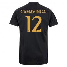 Fotballdrakter Real Madrid Camavinga 12 Tredjedrakt 2023-2024