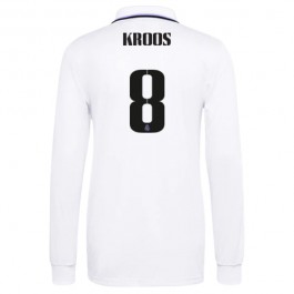 Fotballdrakter Real Madrid Kroos 8 Hjemmedrakt 2022-2023 - L/S
