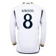 Fotballdrakter Real Madrid Kroos 8 Hjemmedrakt 2023-2024 - L/S