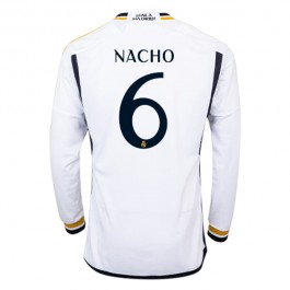 Fotballdrakter Real Madrid Nacho 6 Hjemmedrakt 2023-2024 - L/S