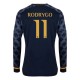 Fotballdrakter Real Madrid Rodrygo 11 Bortedrakt 2023-2024 - L/S