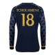 Fotballdrakter Real Madrid Tchouameni 18 Bortedrakt 2023-2024 - L/S