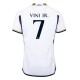 Fotballdrakter Real Madrid Vini Jr. 7 Hjemmedrakt 2023-2024