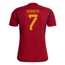 Fotballdrakter Spania Morata 7 Hjemmedrakt 2022