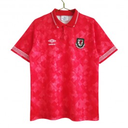 Fotballdrakter Wales Hjemmedrakt Retro 1990-1992