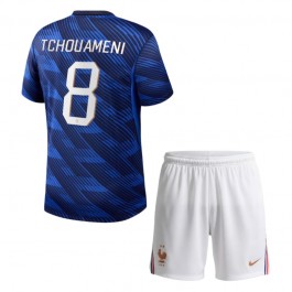 Frankrike Tchouameni 8 VM Hjemmedrakt Barn 2026