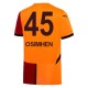 Galatasaray Osimhen 45 Hjemmedrakt 2024-2025 Fotballdrakter