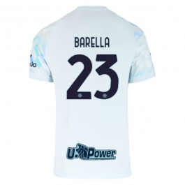Inter Milan Barella 23 Bortedrakt 2025-2026 Fotballdrakter