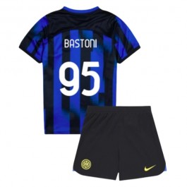 Inter Milan Bastoni 95 Hjemmedrakt Barn 2023-2024 Fotballdrakter