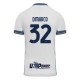 Inter Milan Dimarco 32 Bortedrakt 2024-2025 Fotballdrakter